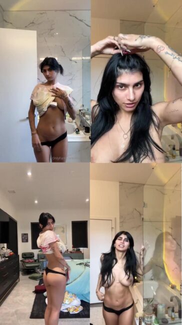 Mia Khalifa Nude Bathroom Onlyfans Livestream Leaked Infagirls