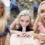 trippie bri beach blowjob with cum swallow video leaked 1024x686 1