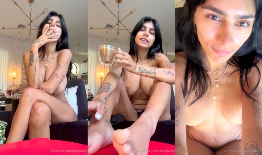 mia khalifa live stream morning coffee smoking video leaked 1024x609 1