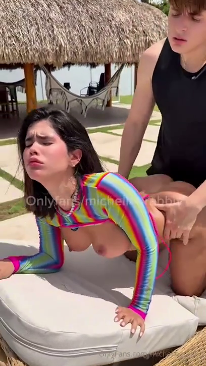 michelle rabbit caught masturbating by pool guy slammed hard 45
